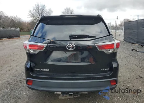2014 Toyota Highlander Le из США, поврежденный, VIN 5TDBKRFH4ES070383